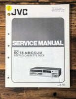 JVC DD-66 Cassette  Service Manual *Original*