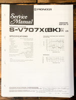 Pioneer CS-V707X Speaker  Service Manual *Original*