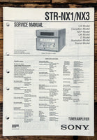 Sony STR-NX1 STR-NX3 Receiver  Service Manual *Original*