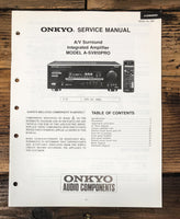 Onkyo A-SV810PRO Amplifier Service Manual *Original*