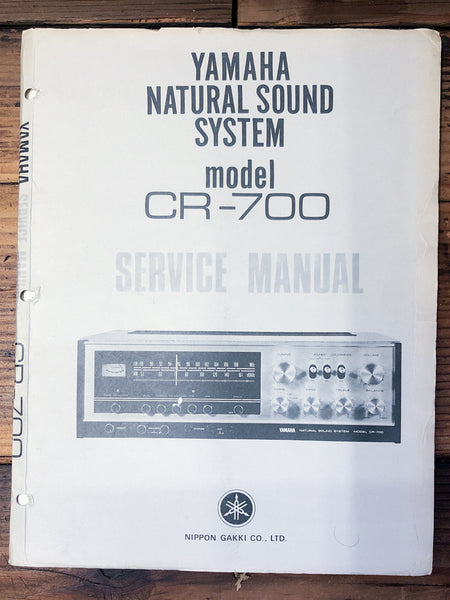 Yamaha CR-700 Receiver  Service Manual *Original*
