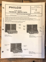 Philco Model C140 C142 C144 Record Changer  Service Manual *Original*