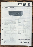 Sony STR-DE135 Receiver  Service Manual *Original*