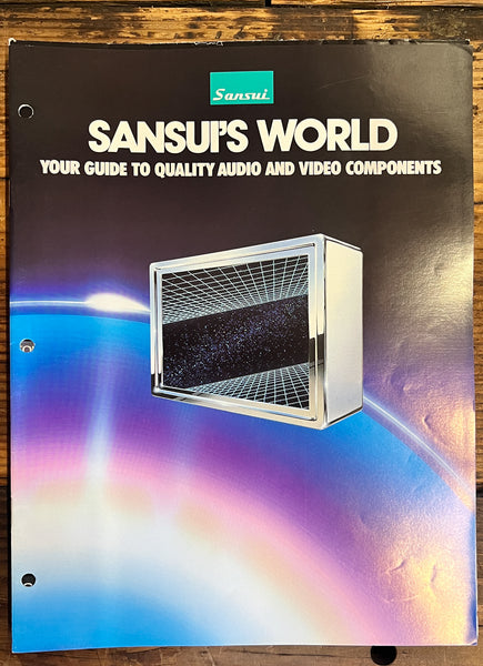 Sansui AU-G99X C-2301 SE-8X XP-99 M900 S-X1130  22 pg Dealer Catalog *Orig*