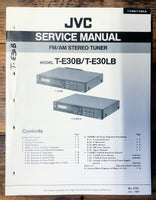 JVC T-E30 -30B -30LB Tuner  Service Manual *Original*