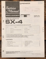 Pioneer SX-4 Receiver  Service Manual *Original*