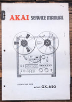 Akai GX-620 Reel to Reel  Service Manual *Original*