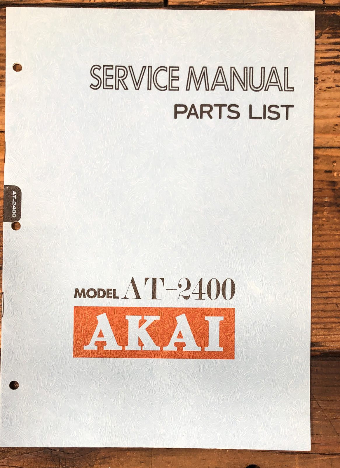 Akai AT-2400 Tuner Service Manual *Original*