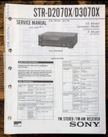 Sony STR-D2070X STR-D3070X Receiver  Service Manual *Original*