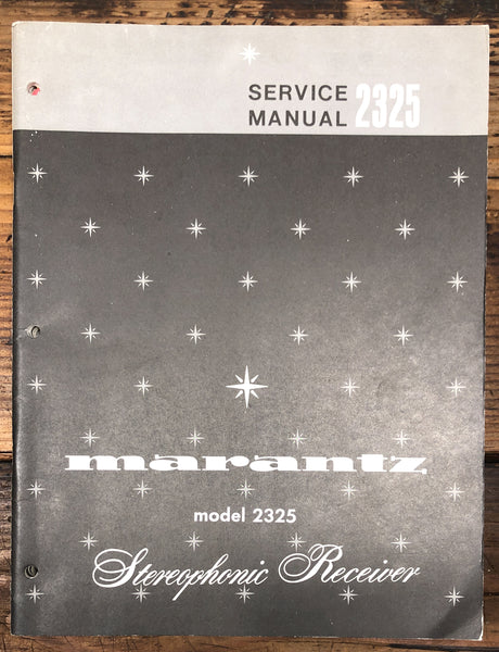 Marantz Model 2325 Receiver  Service Manual *Original*