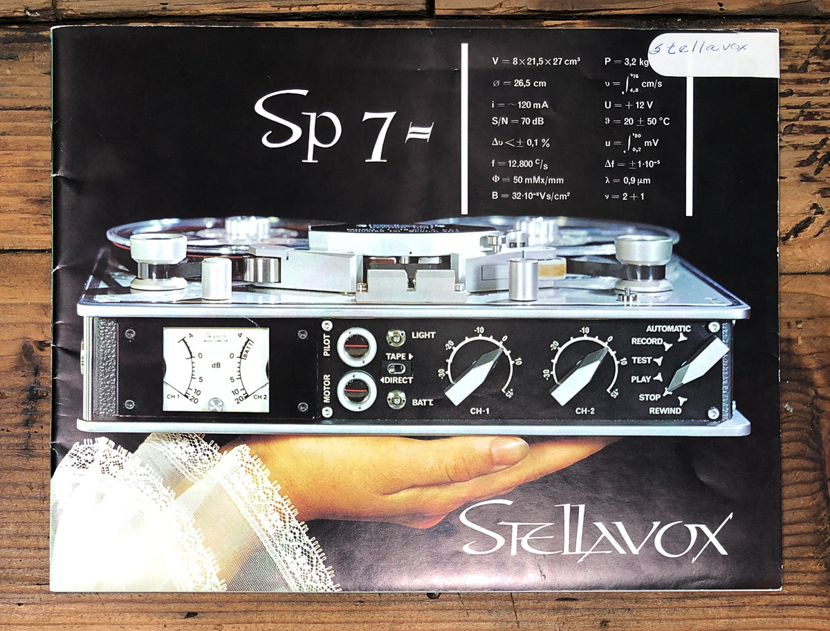 Tape Recorder Owners / User Manual – Vintage Audio Store - Vintage