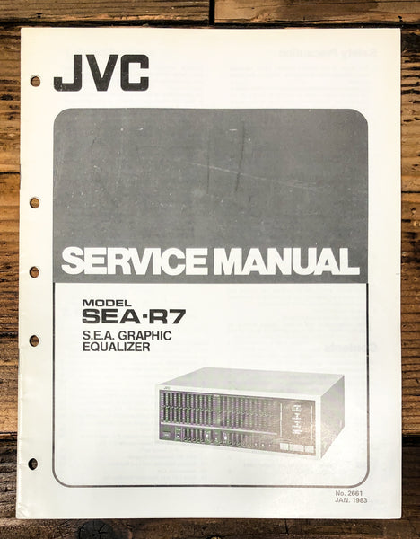 JVC SEA-R7 Graphic Equalizer  Service Manual *Original*