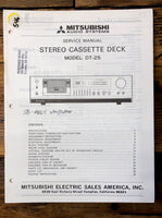 Mitsubishi DT-25 Cassette  Service Manual *Original*