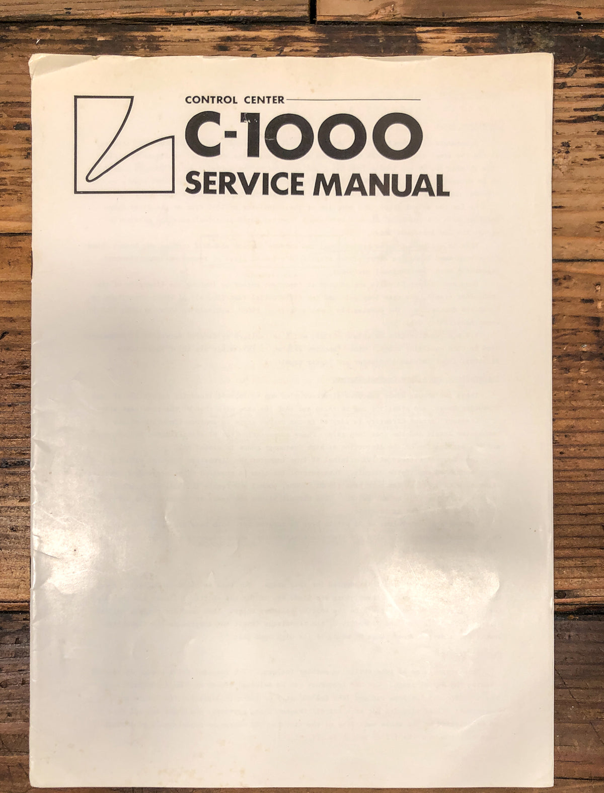 Luxman C-1000 Preamp / Preamplifier  Service Manual *Original*