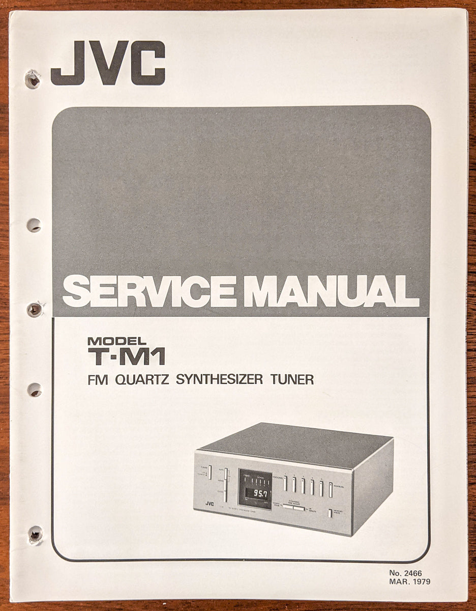 JVC T-M1 Tuner Service Manual *Original*