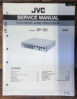 JVC VP-101 Processor  Service Manual *Original*