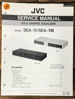 JVC SEA-11 SEA-11B Equalizer  Service Manual *Original*