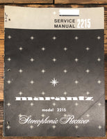 Marantz Model 2215 Receiver Service Manual *Original*