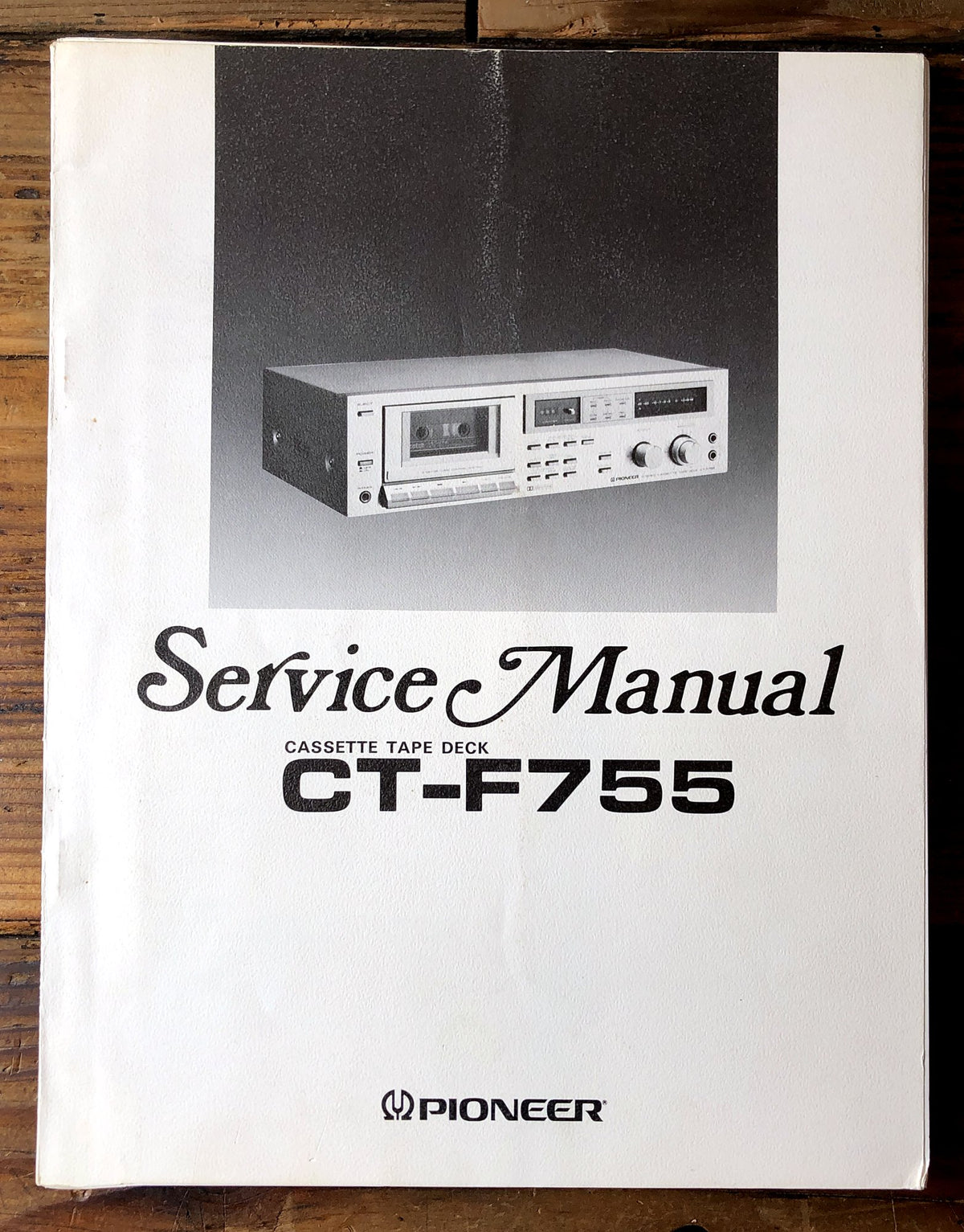 Pioneer CT-F755 Cassette Deck Service Manual *Original*
