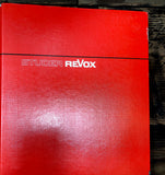 Studer / Revox PR-99 PR99 MK1 MK2 Reel to Reel Service Manual *Original*