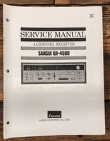 Sansui QR-4500 Receiver Service Manual *Original*