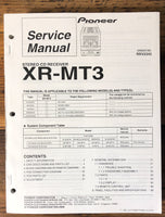 Pioneer XR-MT3 Stereo  Service Manual *Original*