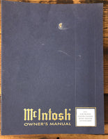 McIntosh HT-4 Speaker  Owner / User Manual *Original*