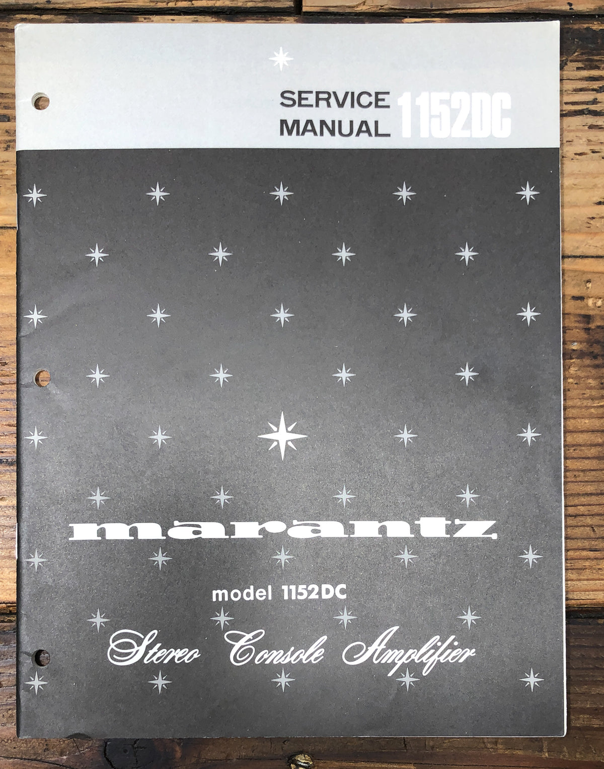Marantz Model 1152DC Amplifier Service Manual *Original*
