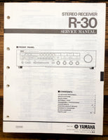 Yamaha R-30 Receiver  Service Manual *Original*