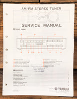 Yamaha T-20 Tuner  Service Manual *Original*