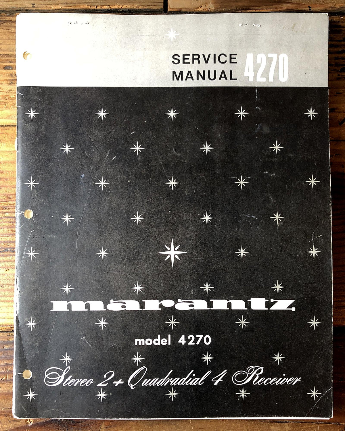 Marantz 4270 Quadradial 4 Receiver Service Manual *Original*