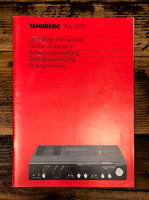 Tandberg TIA 3012 Preamp / Preamplifier  Owner / User Manual *Original*