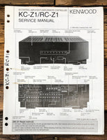 Kenwood KC-Z1 RC-Z1 Amplifier Service Manual *Original*