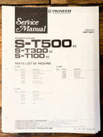 Pioneer CS-T100 -T300 -T500 Speaker  Service Manual *Original*