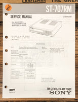 Sony ST-707 RM ST-707RM Tuner  Service Manual *Original*