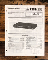 Fisher FM-9050 Tuner  Service Manual *Original*