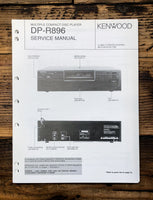 Kenwood DP-R896 CD Player  Service Manual *Original*