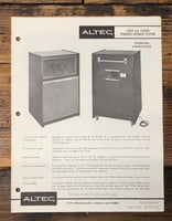 Altec Model 1205B 1205BX Speaker  Service Manual *Original*