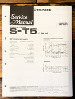 Pioneer CS-T5 Speaker  Service Manual *Original*