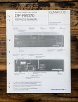 Kenwood DP-R6070 CD Player  Service Manual *Original*