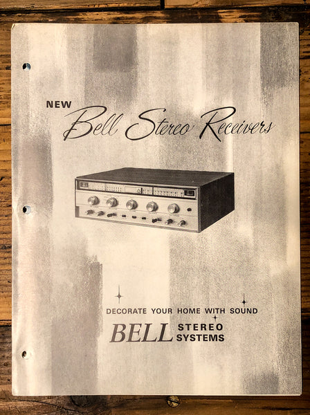 Bell Stereo Systems Model 2445-S2 2425-S2  Receivers 3pg Brochure  *Original*