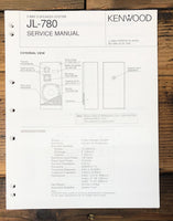 Kenwood JL-780 Speaker  Service Manual *Original*