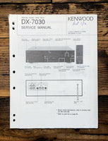 Kenwood DX-7030 DAT Deck  Service Manual *Original*