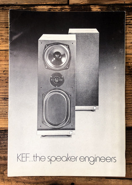 KEF Model 103 104aB Cantata Calinda Corelli  7pg Dealer Brochure *Orig*