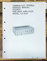 Yamaha CA-400 Preamp / Preamplifier  Service Manual *Original*