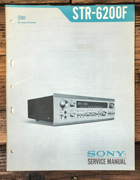 Sony STR-6200F Receiver Service Manual *Original*