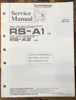 Pioneer RS-A1 RS-A2 Amplifier  Service Manual *Original*