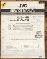JVC XL-Z441 XL-Z442 TN BK CD Player Service Manual *Original*