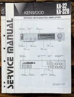 Kenwood KA-32 KA-32B Amplifier  Service Manual *Original*