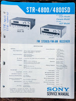 Sony STR-4800 STR-4800SD Receiver  Service Manual *Original*